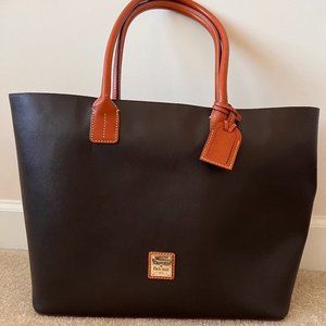 Dooney & Bourke Saffiano Large Shopper Tote Amber